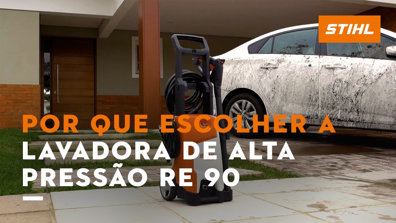 Lavadora de alta pressão RE 90 | Por que escolher STIHL?