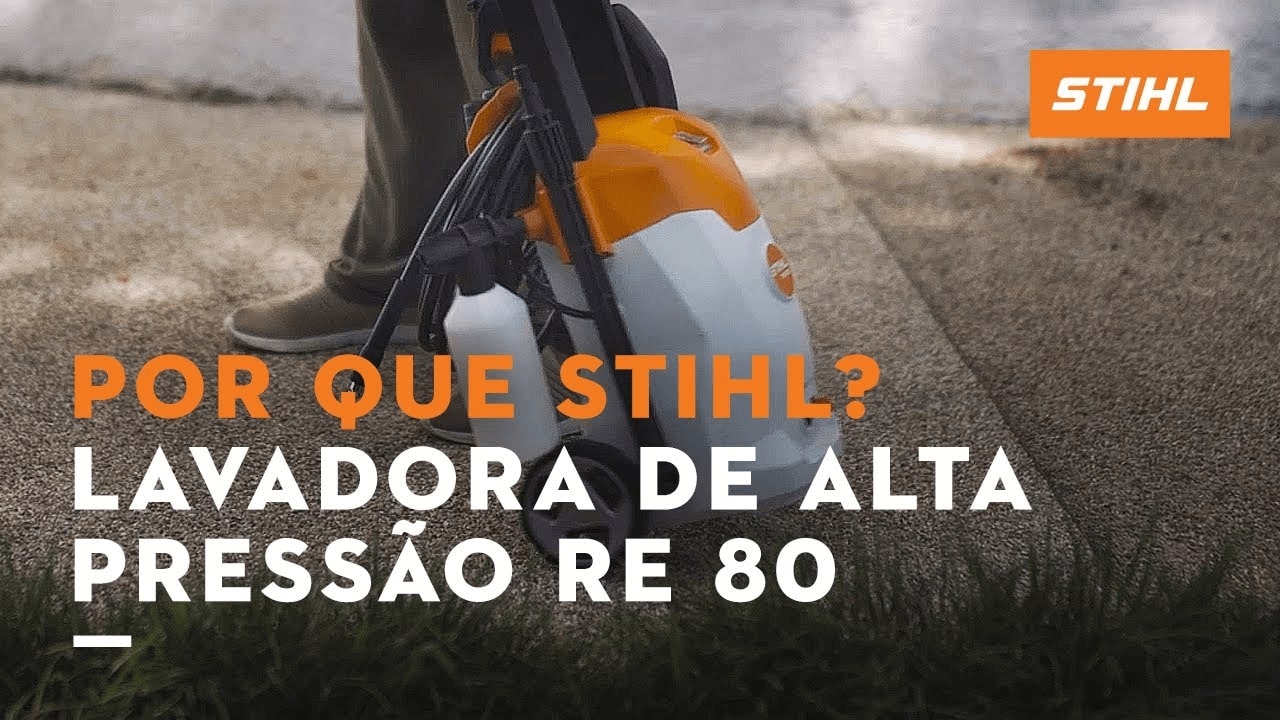 Lavadora de alta pressão RE 80 | Por que escolher STIHL?
