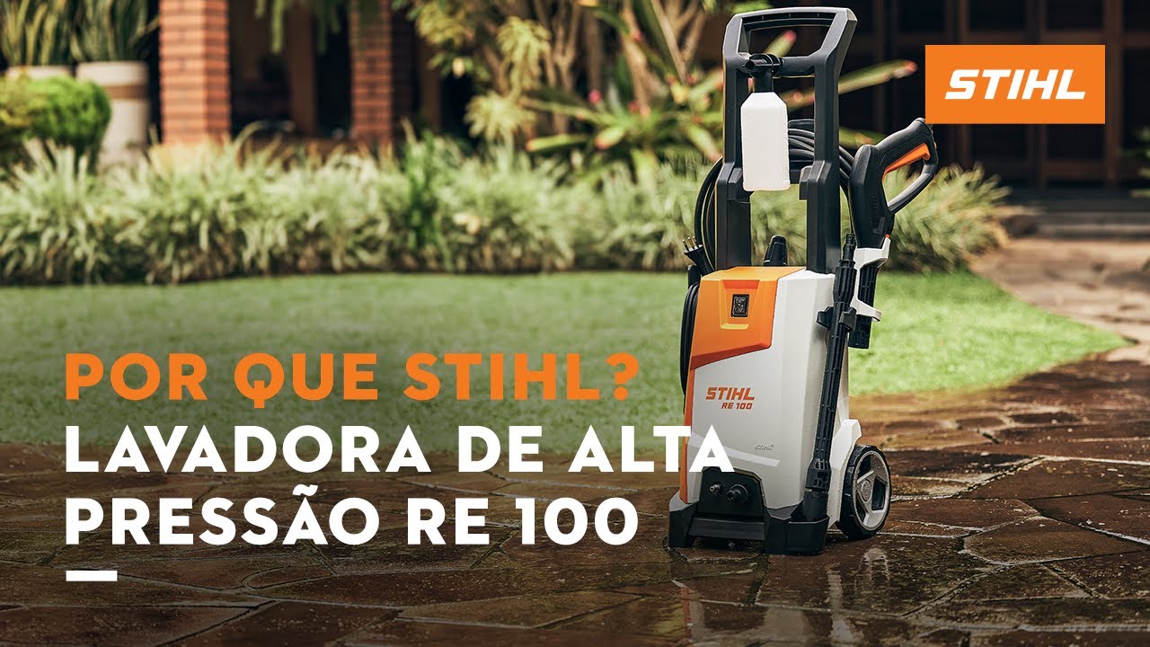 LAVADORA DE ALTA PRESSÃO RE 100 | Por que escolher STIHL?